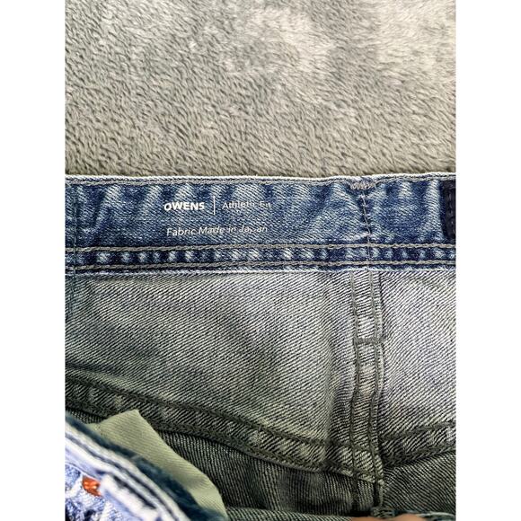 Men's AG Adriano Goldschmied Blue Denim Jeans 33x34 Medium Wash - Good Condition - Picture 6 of 12